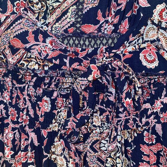 Anthropologie Abel The Label Floral Maxi Dress Charlotte Backless Halter Medium - Picture 5 of 11